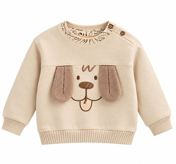 Sudadera de Bebé Niño – Camel
