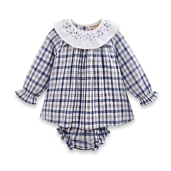 Vestido de Bebé Niña – Azul
