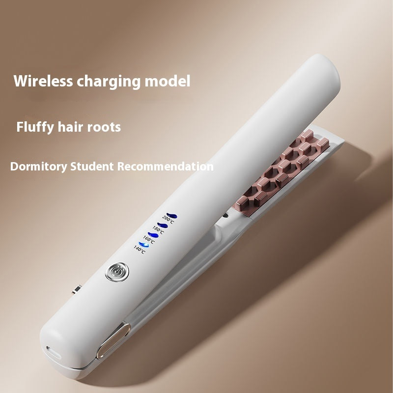Mini Wireless Hair Straightener & Curler – Rechargeable, Compact & Travel-Ready