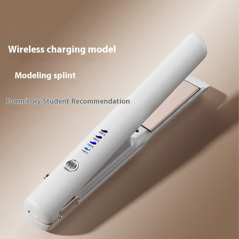 Mini Wireless Hair Straightener & Curler – Rechargeable, Compact & Travel-Ready