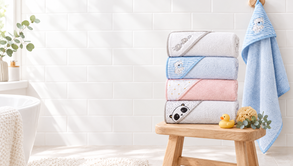 Toallas capa de baño para bebé Nuvello