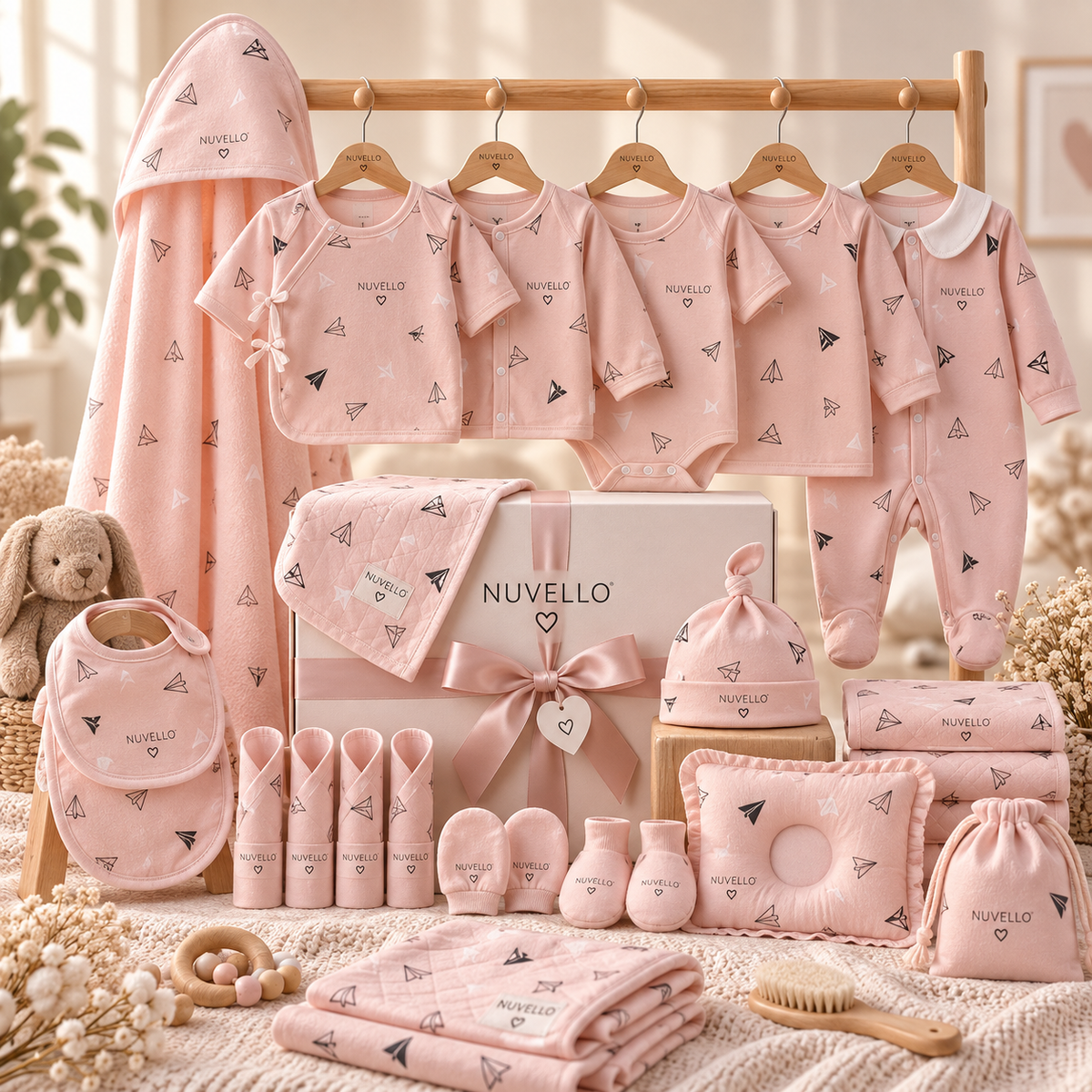 NUVELLO Baby Essentials — Ajuar Completo para Recién Nacido
