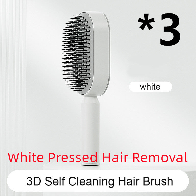 Nuvello Self-Cleaning Hair Brush