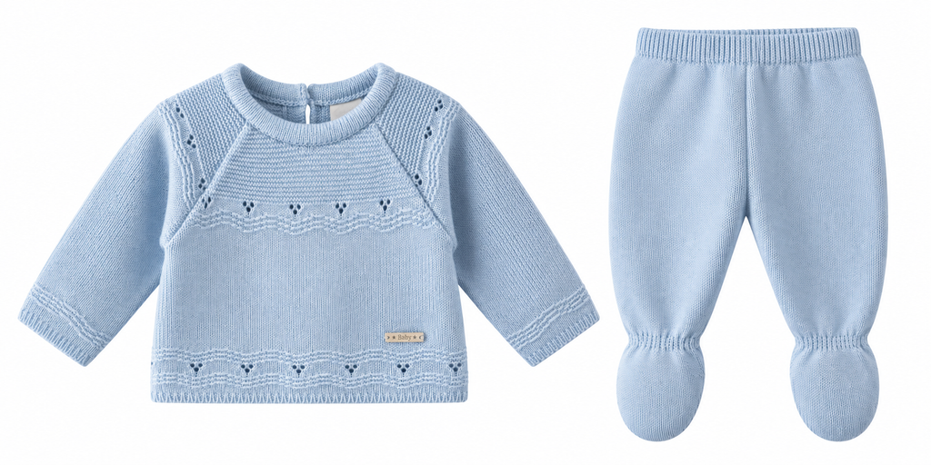 Conjunto de Punto Celeste Nuvello – Dulce Encanto