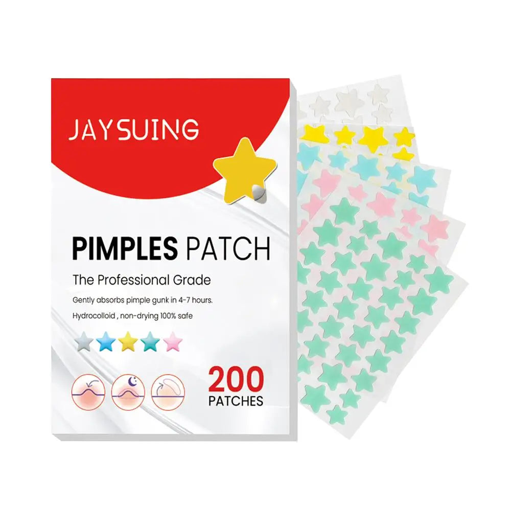 🌟 StarGlow Acne Patch – Cute, Powerful, and Skin-Friendly