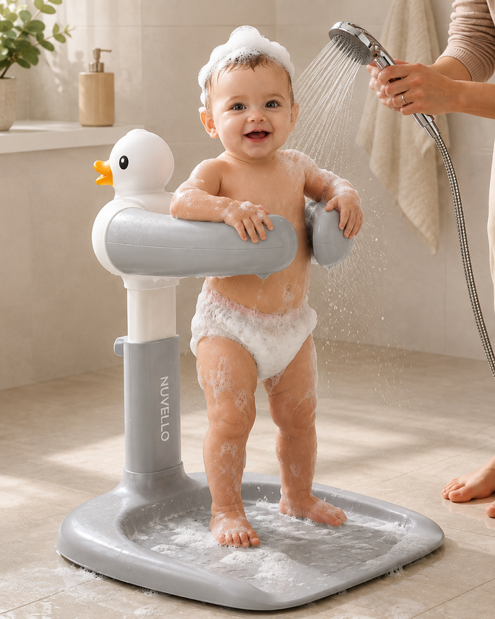 NUVELLO SafeBath – Soporte de Baño Antideslizante para Bebés