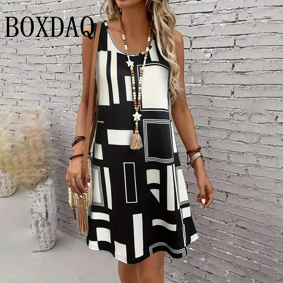 Radiance Stripe Gradient Mini Dress