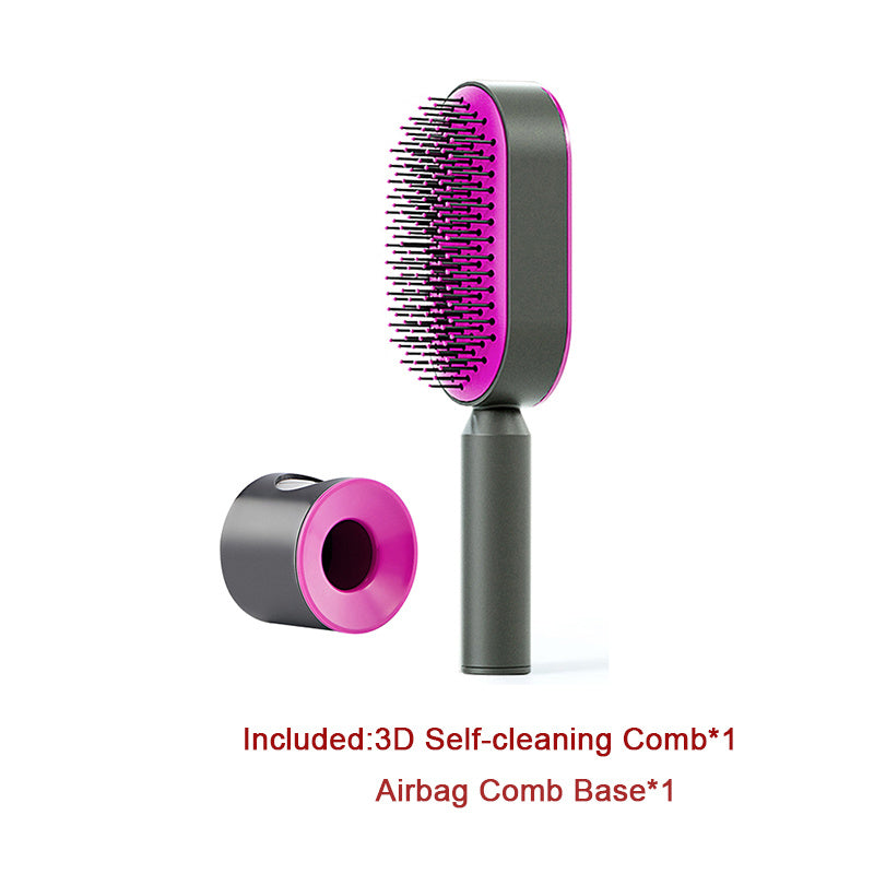 Nuvello Self-Cleaning Hair Brush