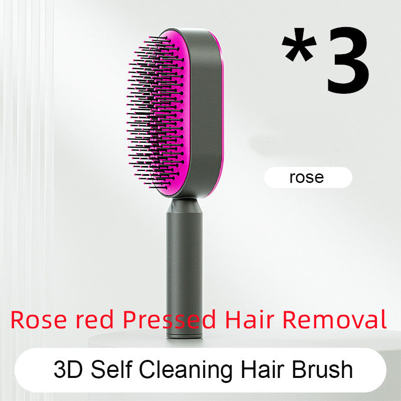 Nuvello Self-Cleaning Hair Brush