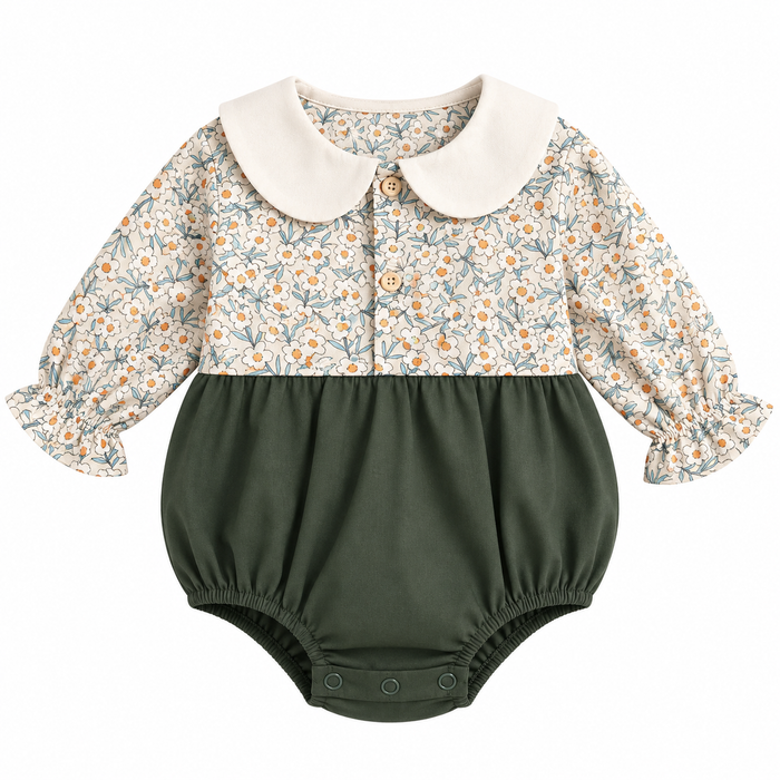 NUVELLO PrincessEstrella – Body Manga Larga Estampado en Algodón para Bebé Niña