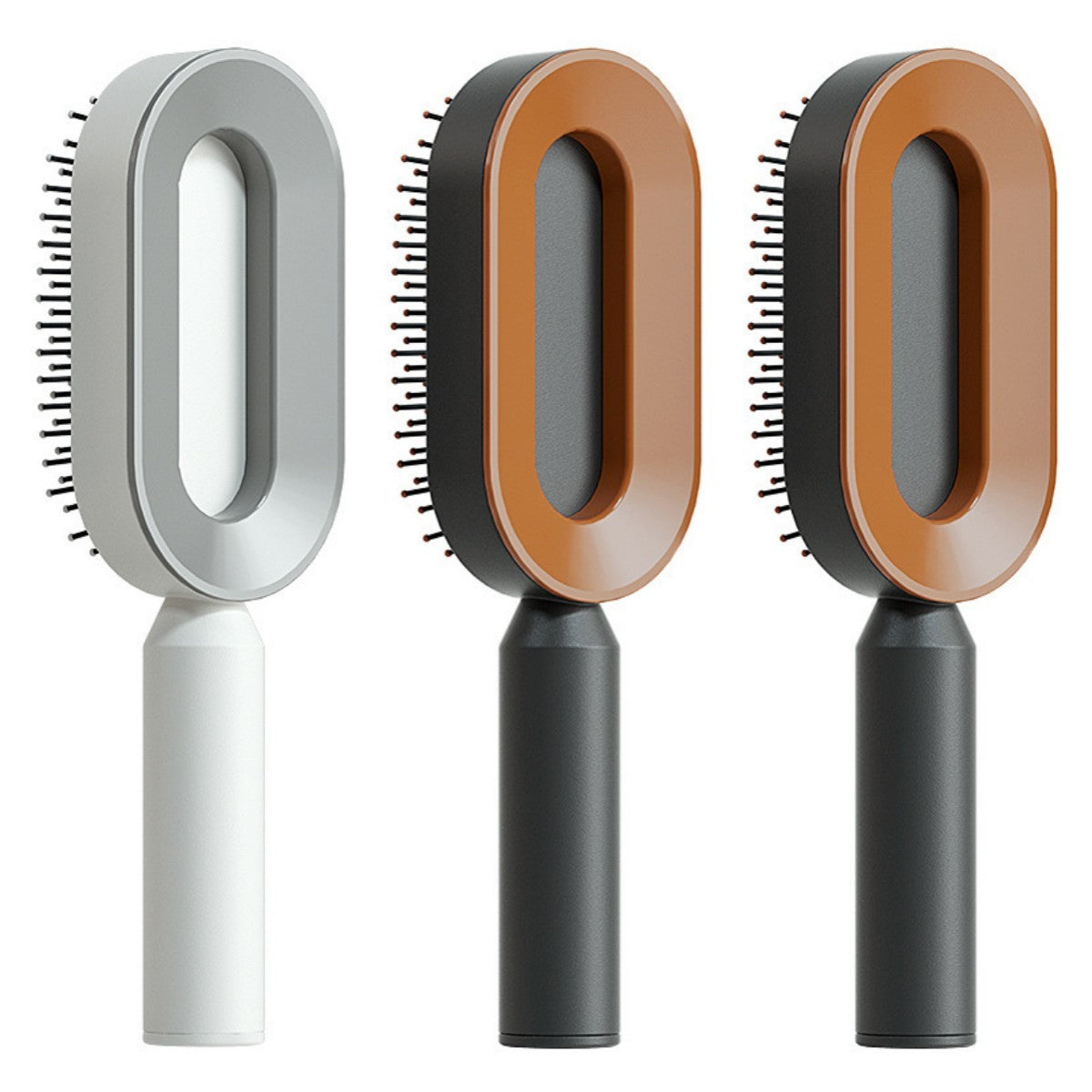 Nuvello Self-Cleaning Hair Brush