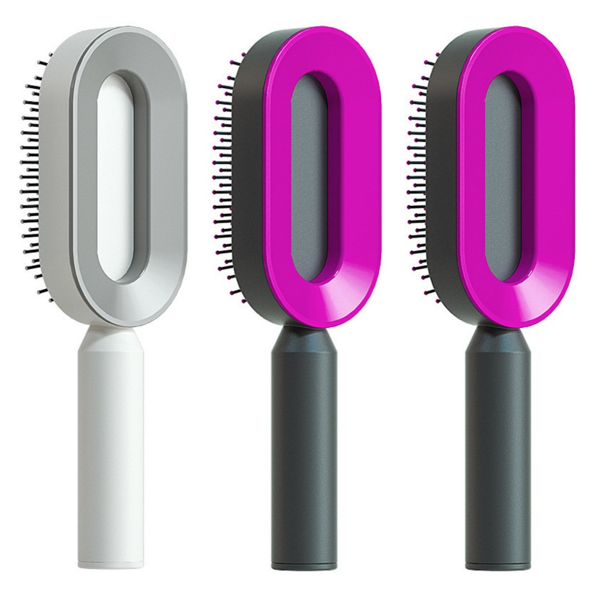 Nuvello Self-Cleaning Hair Brush