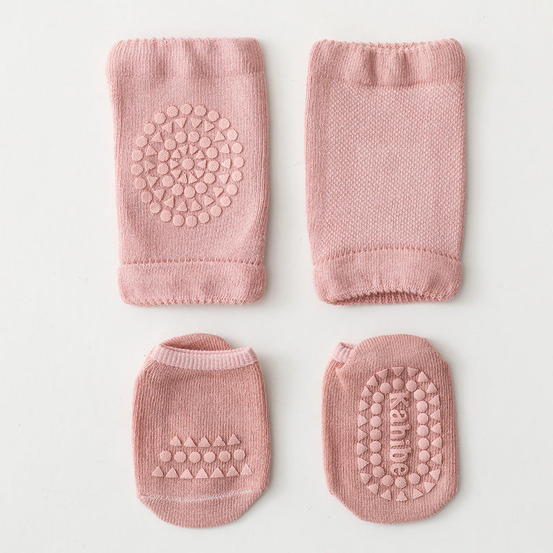 NUVELLO CrawlSafe – Calcetines Antideslizantes para Gateo