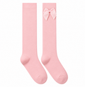 Calcetín Alto con Lazo Niña – Rosa Maquillaje