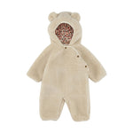 NUVELLO CozyBear – Pijama Enterizo de Osito con Capucha para Bebé