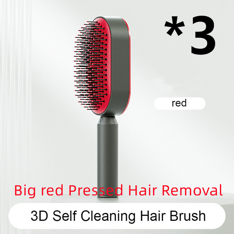 Nuvello Self-Cleaning Hair Brush