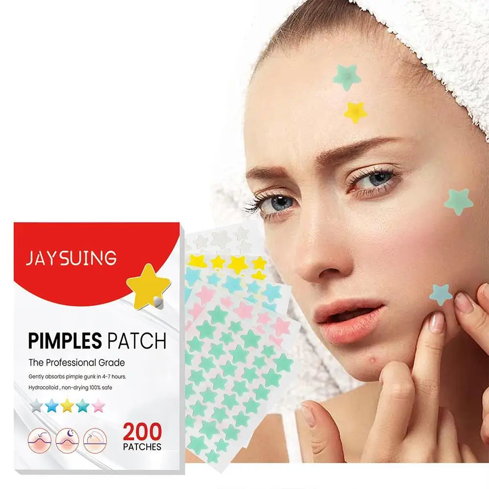 🌟 StarGlow Acne Patch – Cute, Powerful, and Skin-Friendly