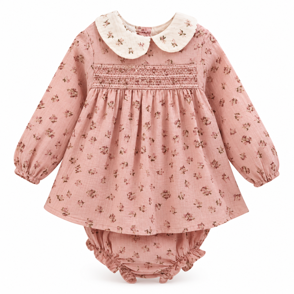 Vestido de Bebé Niña – Rosa