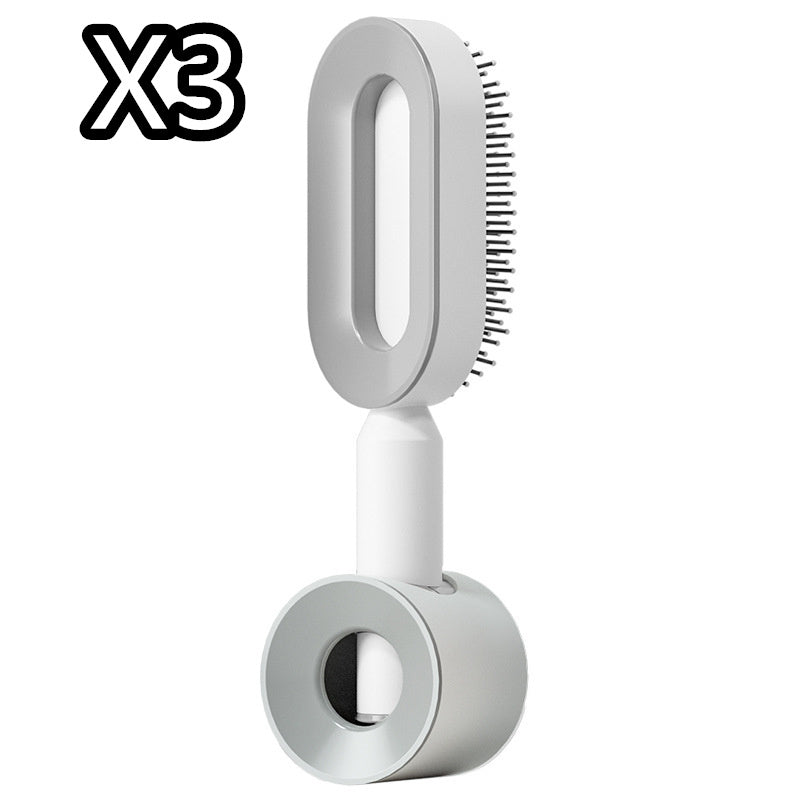 Nuvello Self-Cleaning Hair Brush