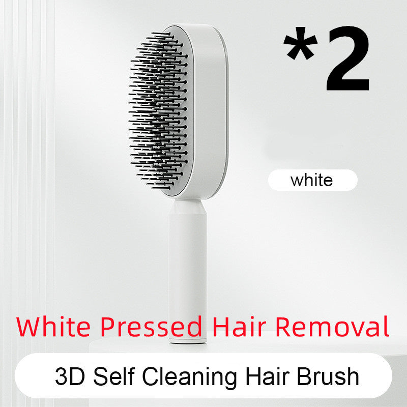 Nuvello Self-Cleaning Hair Brush