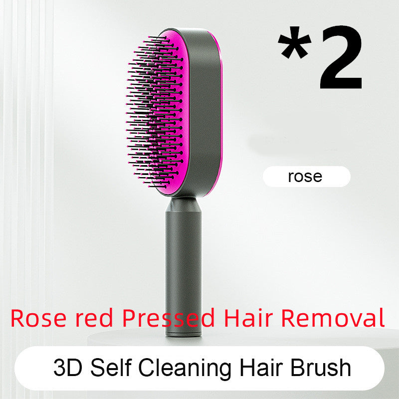 Nuvello Self-Cleaning Hair Brush