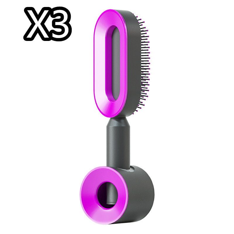 Nuvello Self-Cleaning Hair Brush