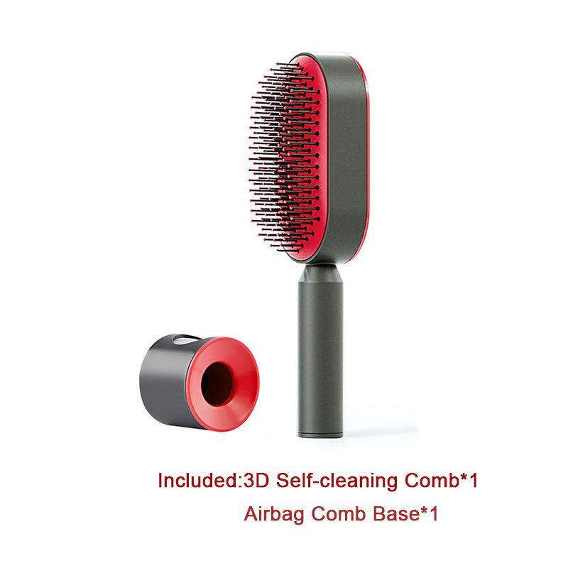 Nuvello Self-Cleaning Hair Brush