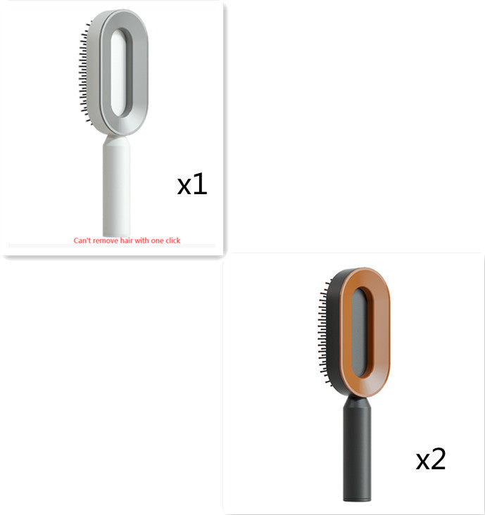 Nuvello Self-Cleaning Hair Brush
