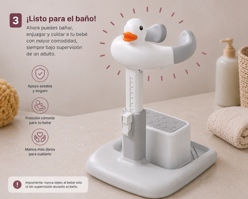 ¡Listo para el baño!