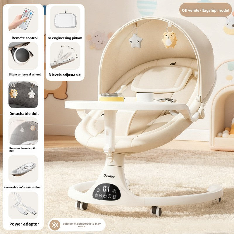 NUVELLO RockSleep – Mecedora Eléctrica Multifuncional para Bebé