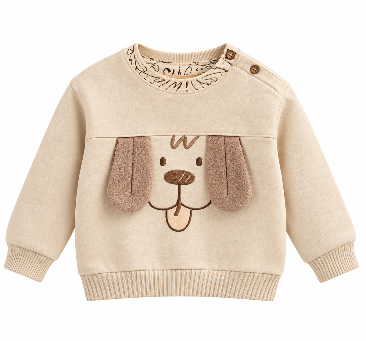 Sudadera de Bebé Niño – Camel