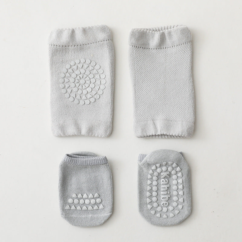 NUVELLO CrawlSafe – Calcetines Antideslizantes para Gateo