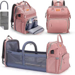 NUVELLO MommyBag – Mochila Multifuncional con Cuna Portátil