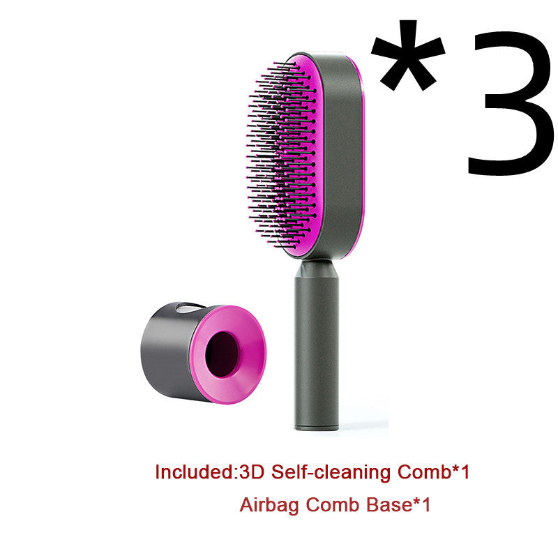 Nuvello Self-Cleaning Hair Brush