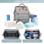 NUVELLO MommyBag – Mochila Multifuncional con Cuna Portátil