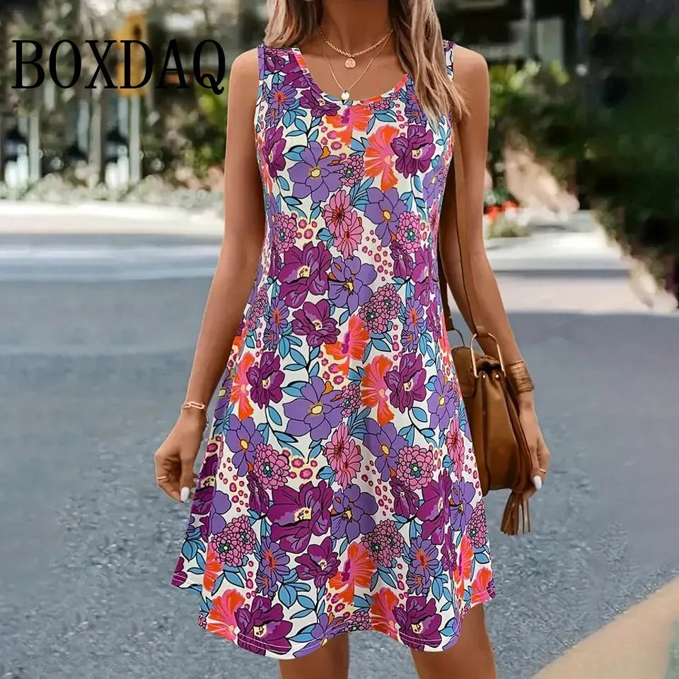 Radiance Stripe Gradient Mini Dress
