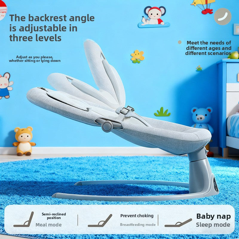 NUVELLO RockSleep – Mecedora Eléctrica Multifuncional para Bebé
