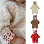 NUVELLO CozyBear – Pijama Enterizo de Osito con Capucha para Bebé