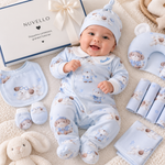 NUVELLO BabyGift – Conjunto Regalo para Recién Nacido en Algodón