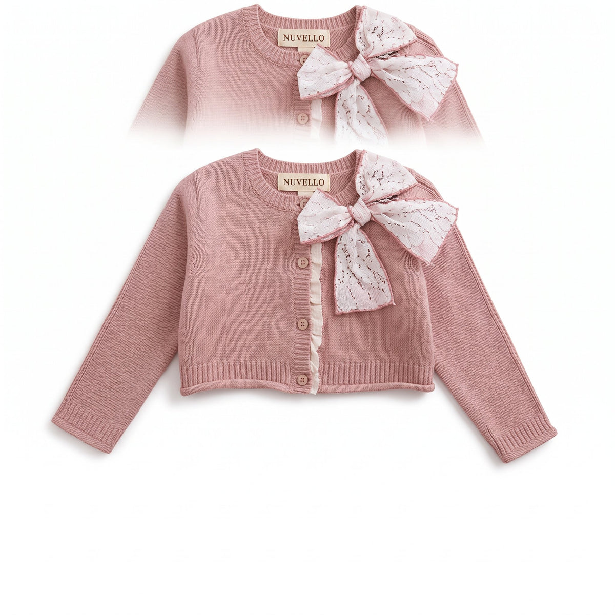 Chaqueta de Bebé Niña – Rosa