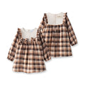 Vestido Manga Larga de Bebé Niña – Cuadros