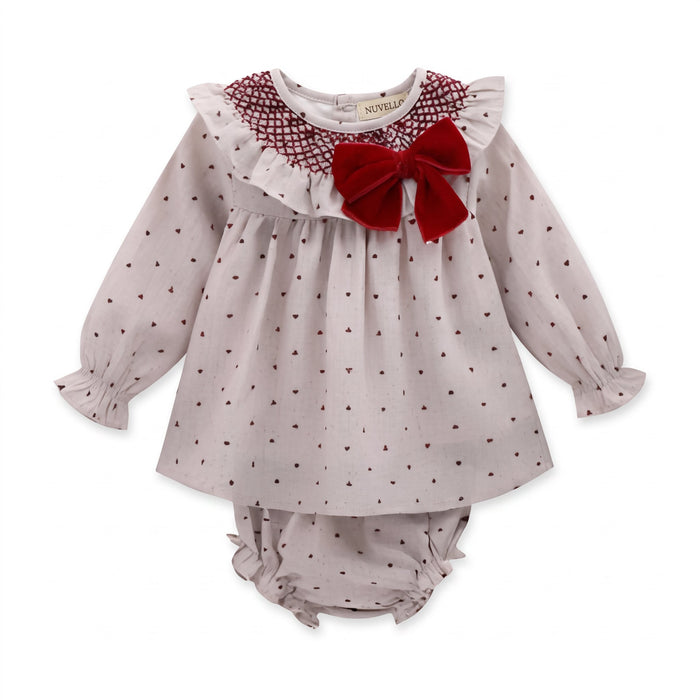 Vestido de Bebé Niña – Gris