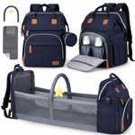 NUVELLO MommyBag – Mochila Multifuncional con Cuna Portátil