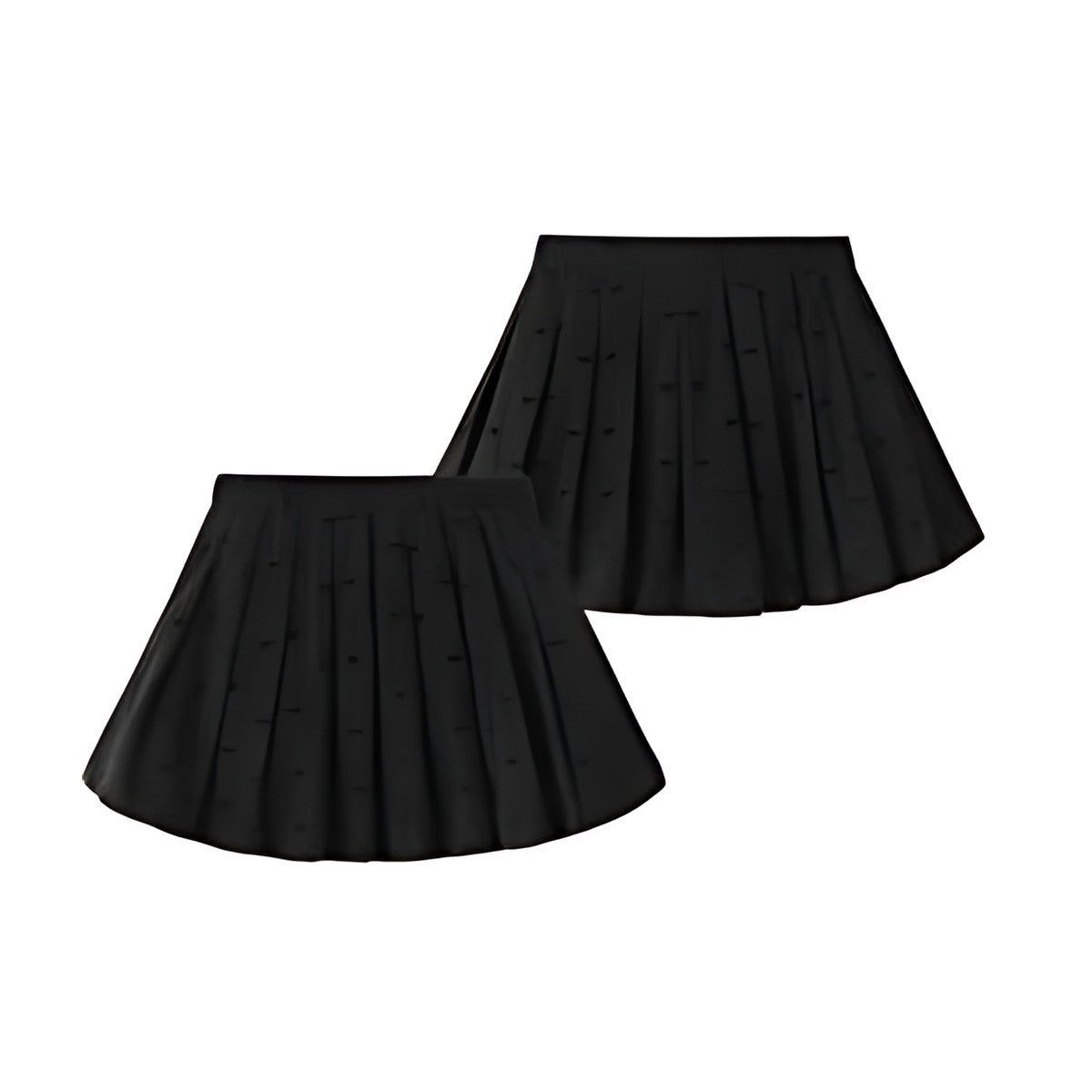 Falda Micropana de Niña – Negro