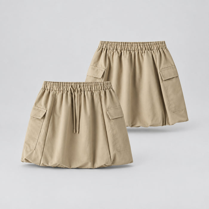Falda Sarga de Niña – Camel