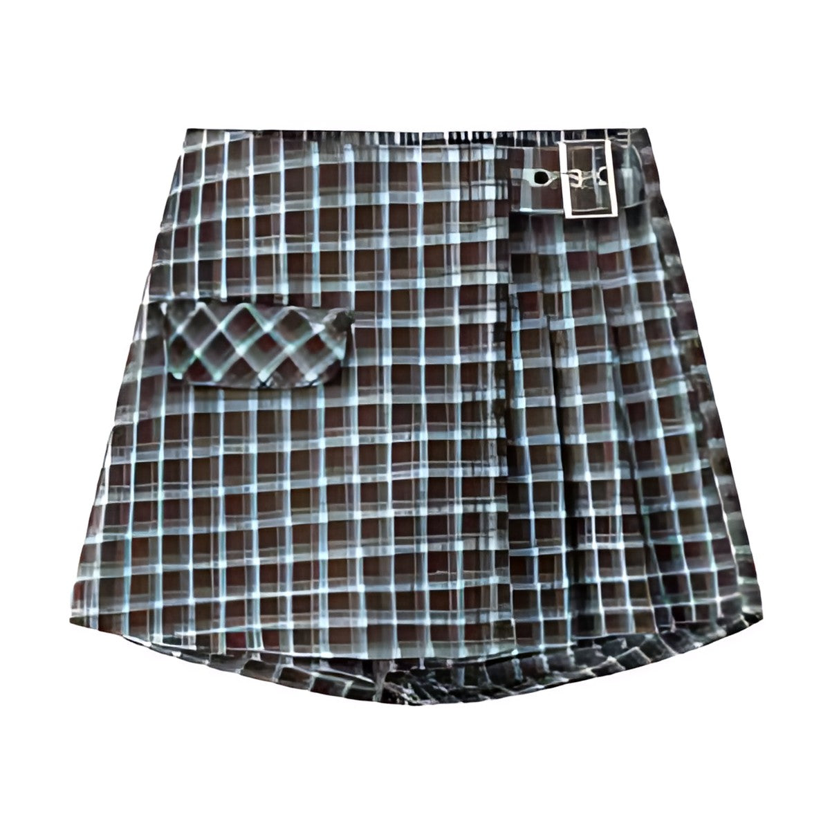 Falda Short de Niña – Cuadros