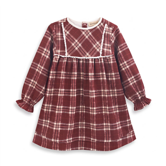 Vestido de Niña – Granate