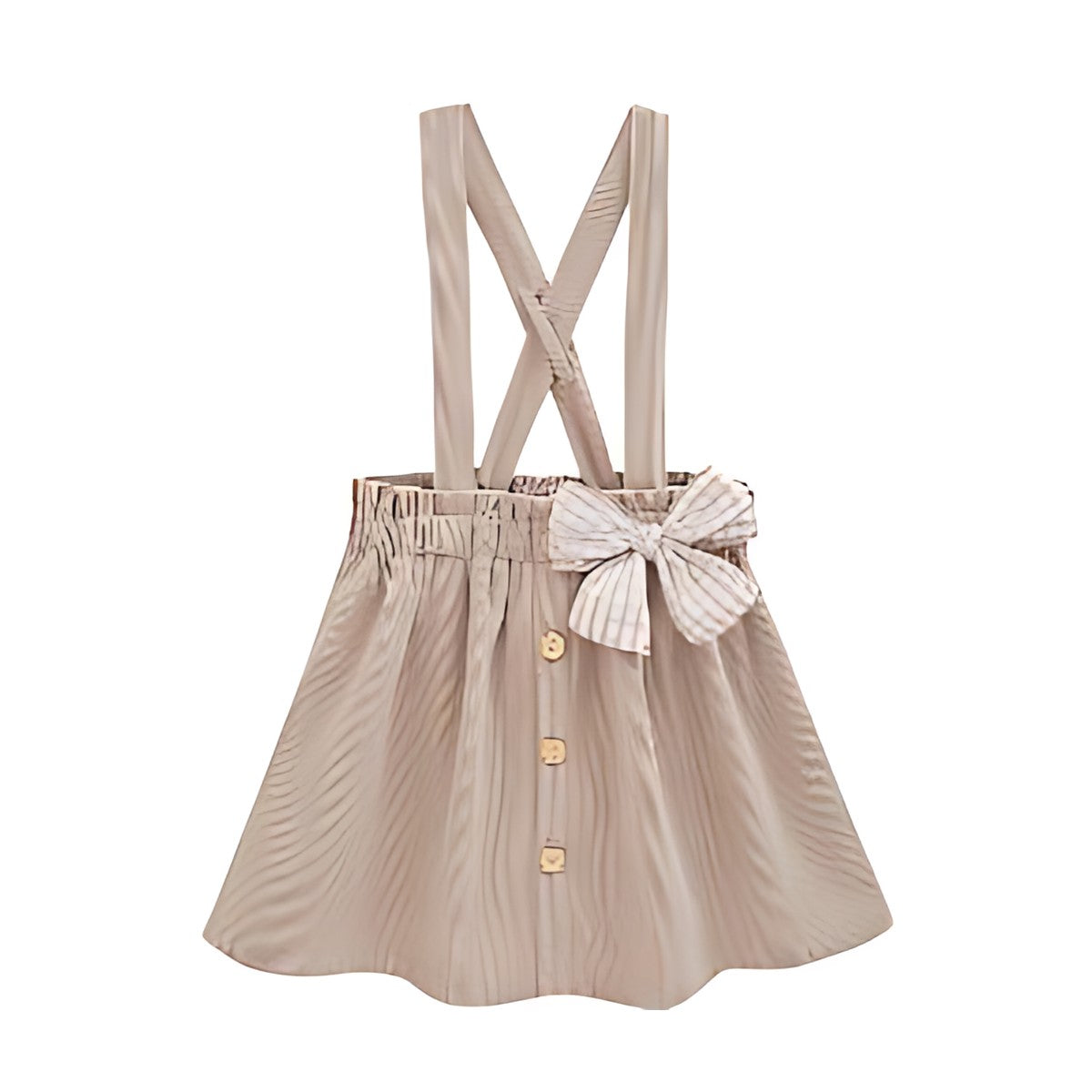 Falda de Tirantes de Niña – Camel