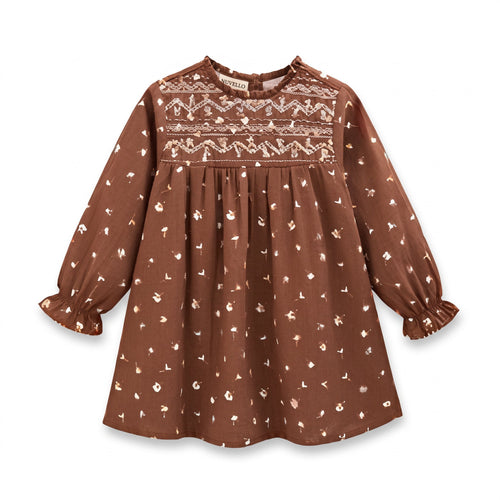Vestido de Niña – Marrón