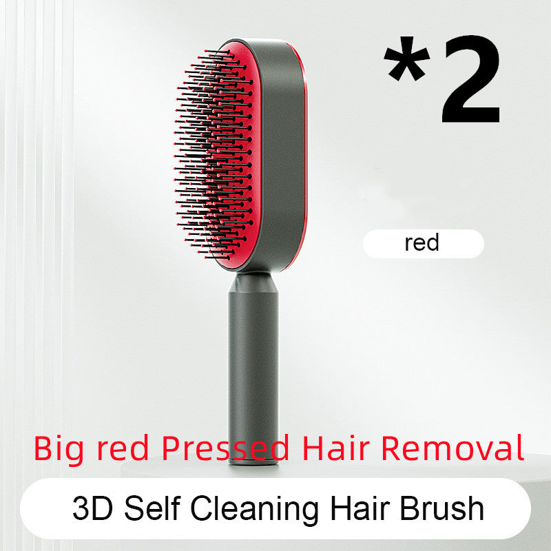 Nuvello Self-Cleaning Hair Brush